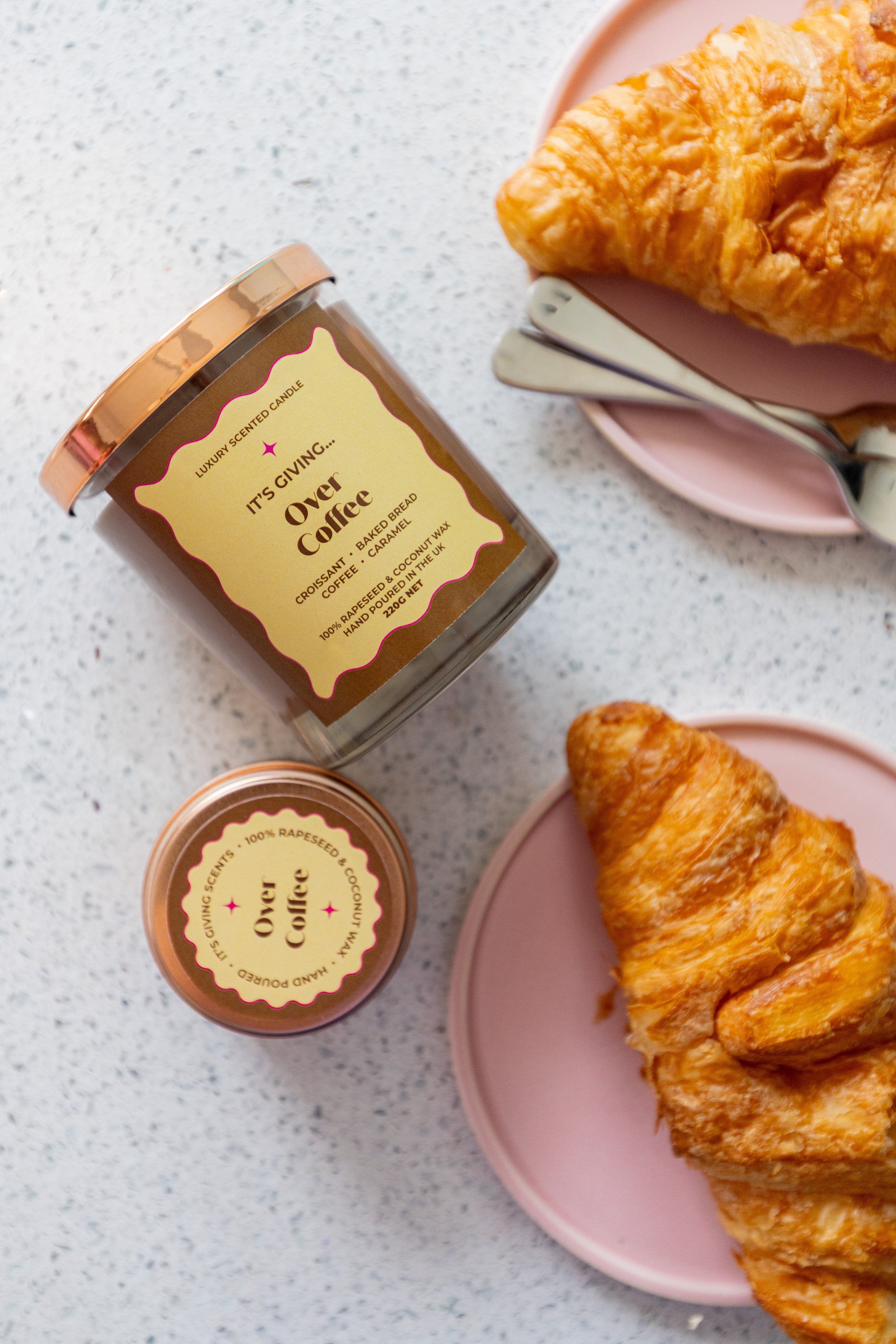 Over Coffee Scented Candle