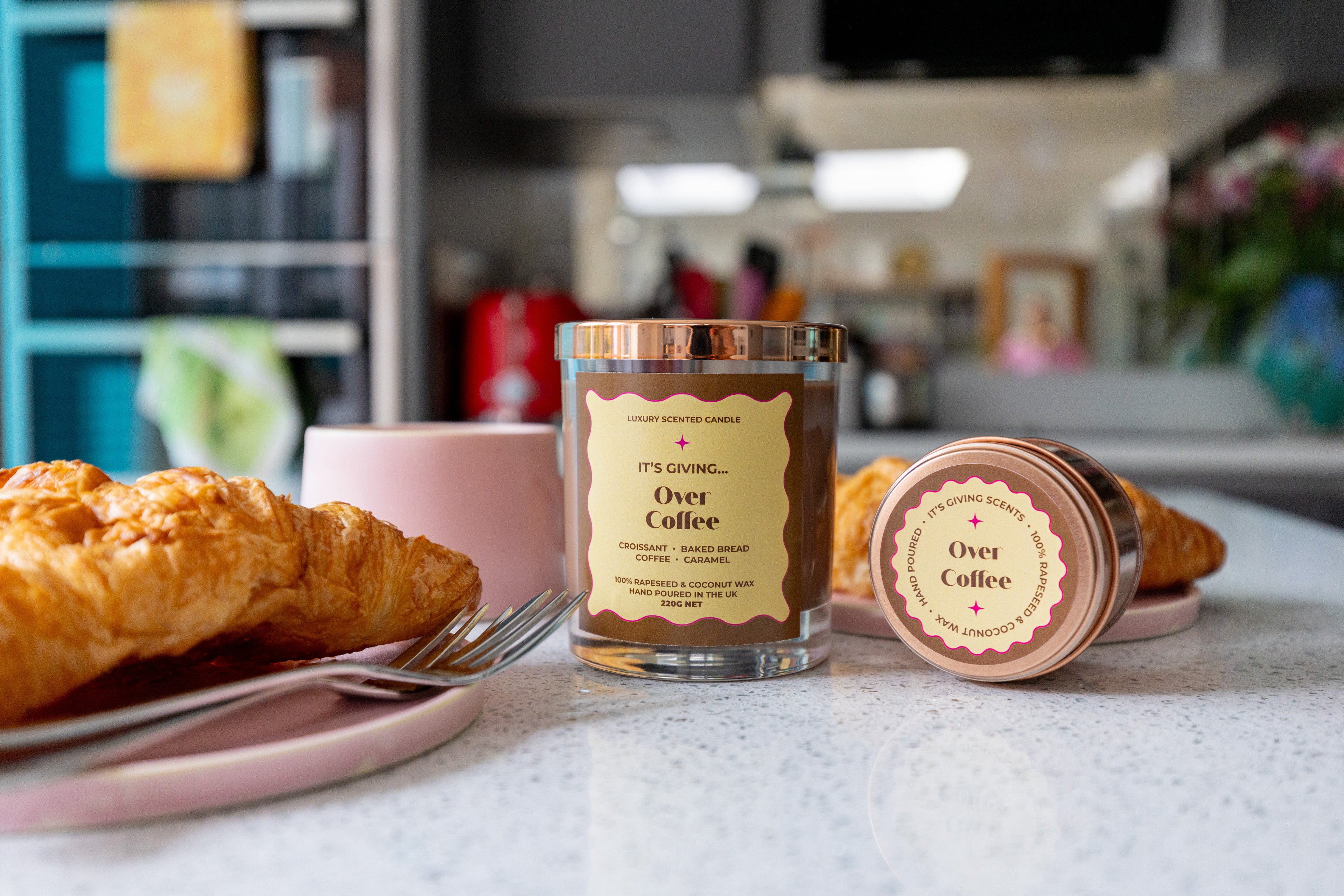 Over Coffee Scented Candle